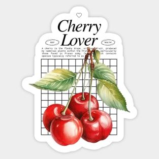 Cherry Lover - Fruitarian Life Sticker